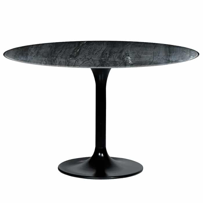 Marmer table round – Black
